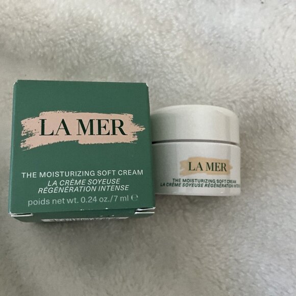 La Mer The Moisturizing Soft Cream Sample Travel Size  0.24 oz / 7 ml New In Box - Picture 1 of 5